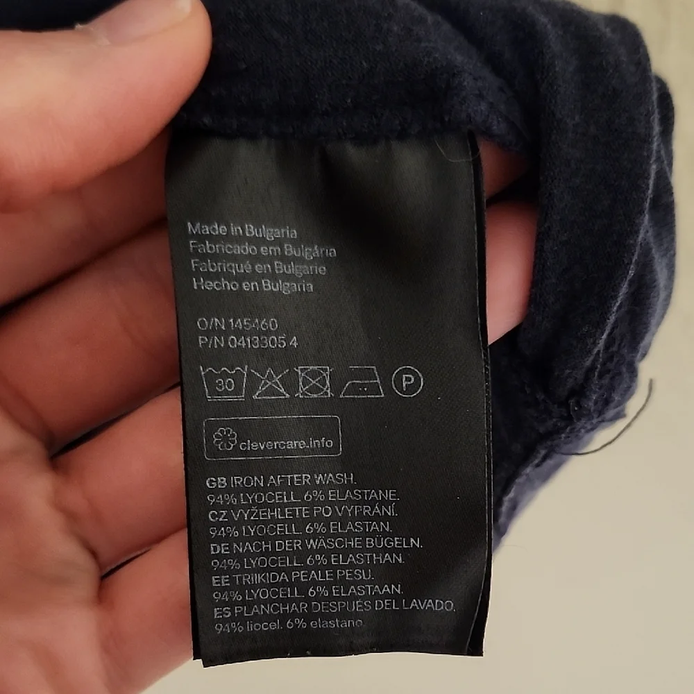 H&M Blue Fitted Tank Top - Picture 5 of 6